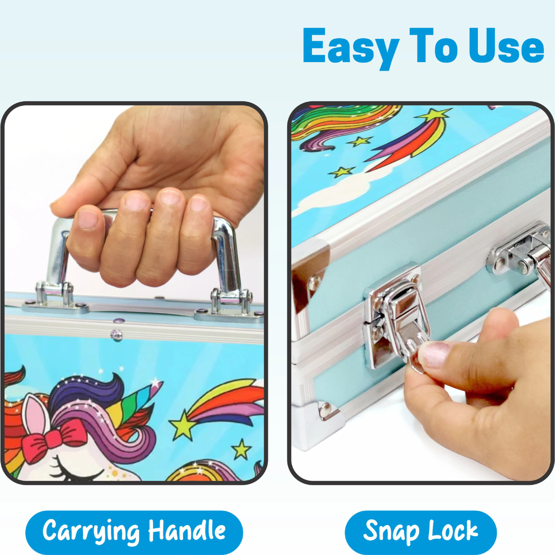 Art Kit in Portable Suitcase Style | Multiple Colouring Options | Professional Drawing Kit | Return Gift