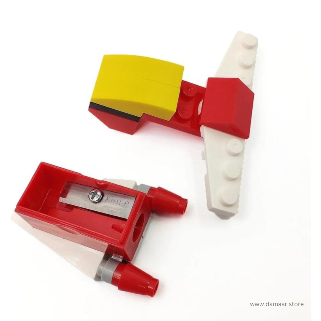 Sharpener | DIY Lego Style Sharpener | Stationery | Pack of any 2 different designs