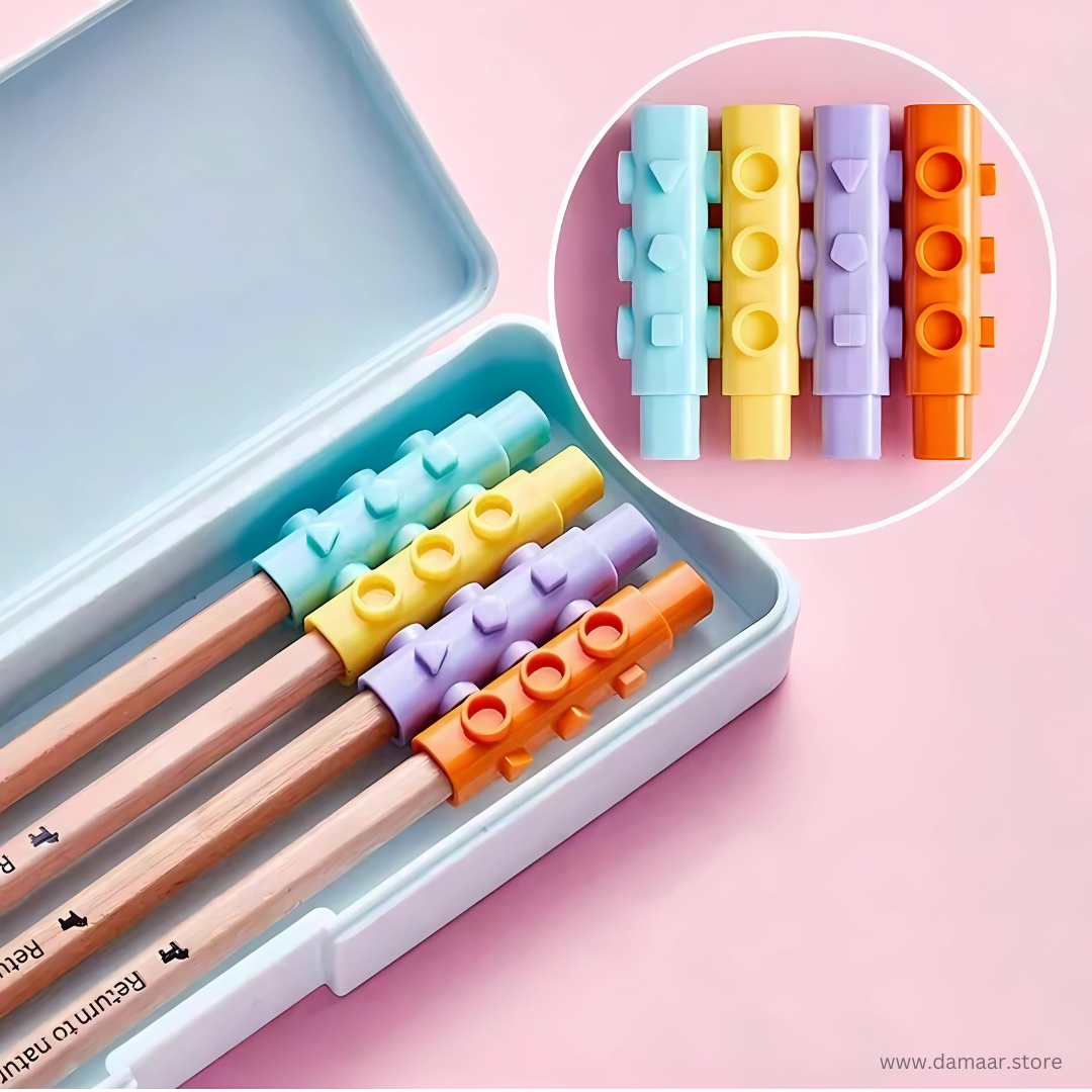 Puzzle Block Pen | Blue Ink | Gel Pen | Available in set of 4
