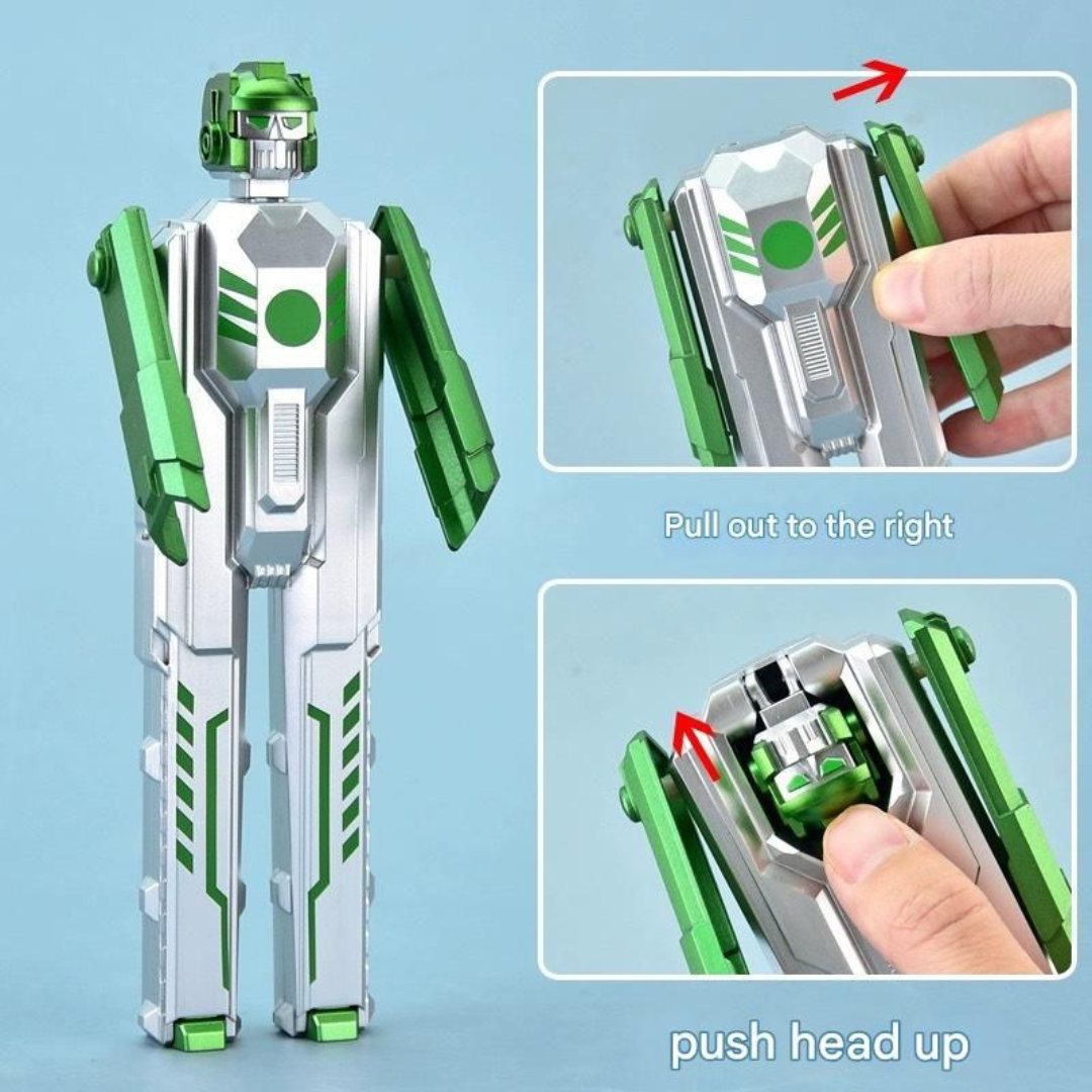 Robot Transformer Ball Pen | Set of 2 Different Colour | Blue Ink | Unique and Trendy