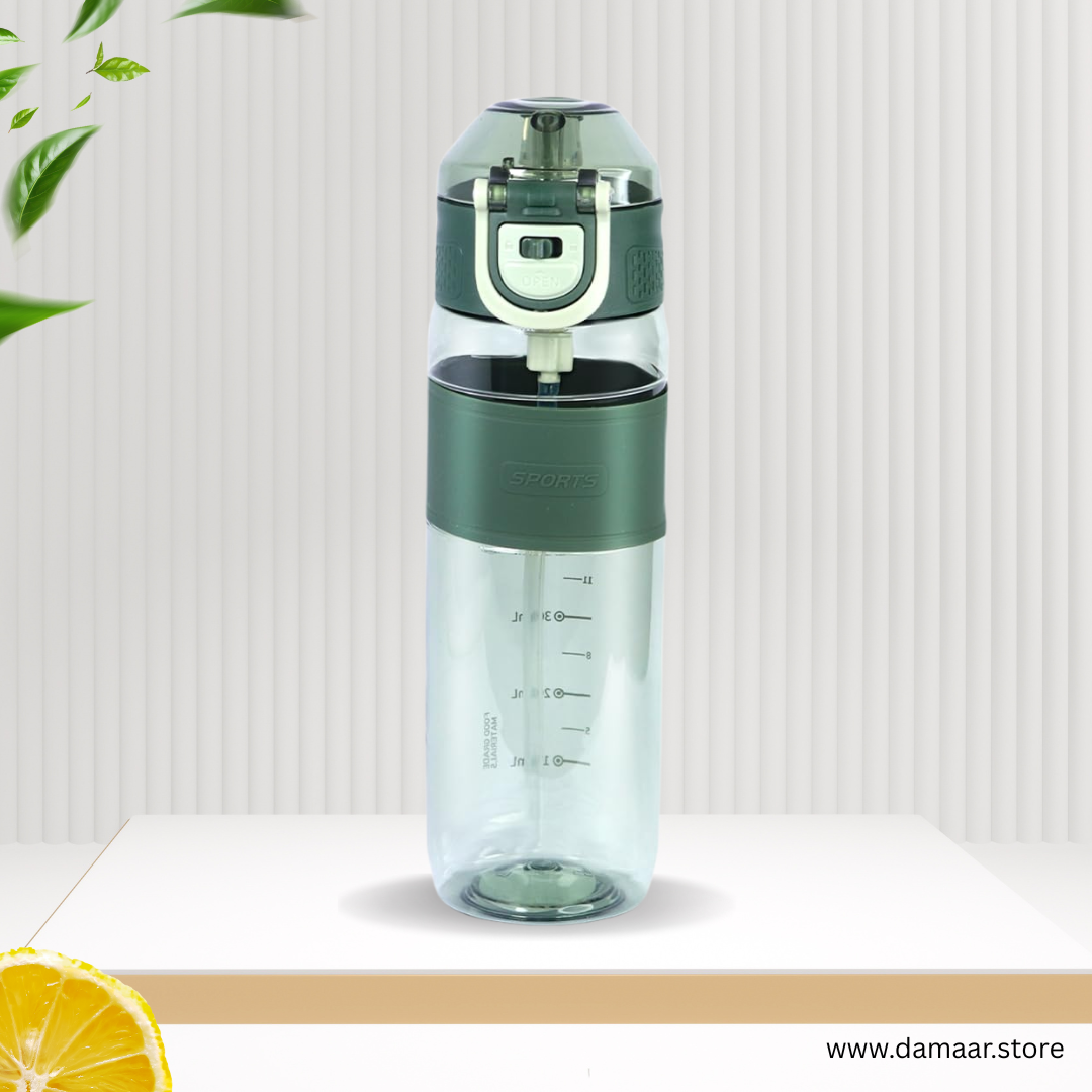 Sports water bottle | Secure Lock | Leakproof Bottle | Carry in Style | 760 ML Capacity
