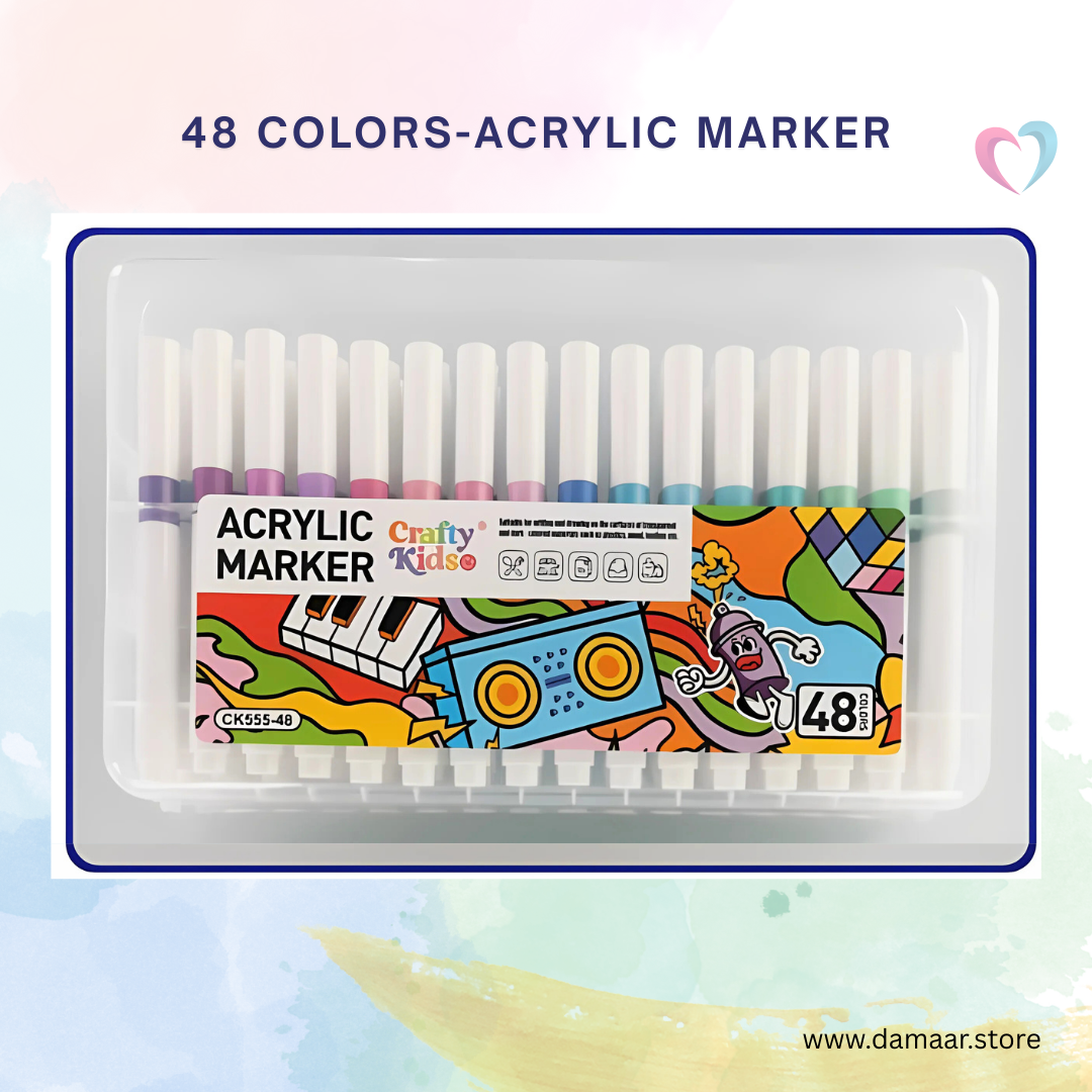 ArtBliss Acrylic Marker | Bright Colors | Easy Coverage | Smooth Ink Flow | Gift Pack