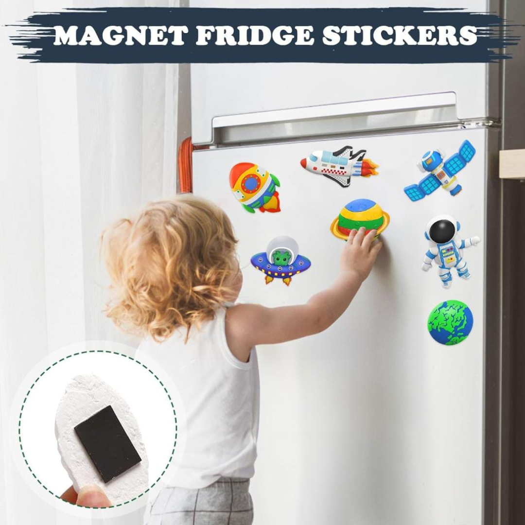 Mould and Paint Plaster DIY Toys | Decorative Fridge Magnet Sticker | Paint, Play & Decorate | 6+ Years Kids