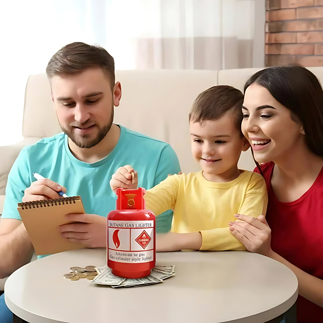 Gas Cylinder Coin Box | Beautiful and Practical | Saving Coin Box | Decoration