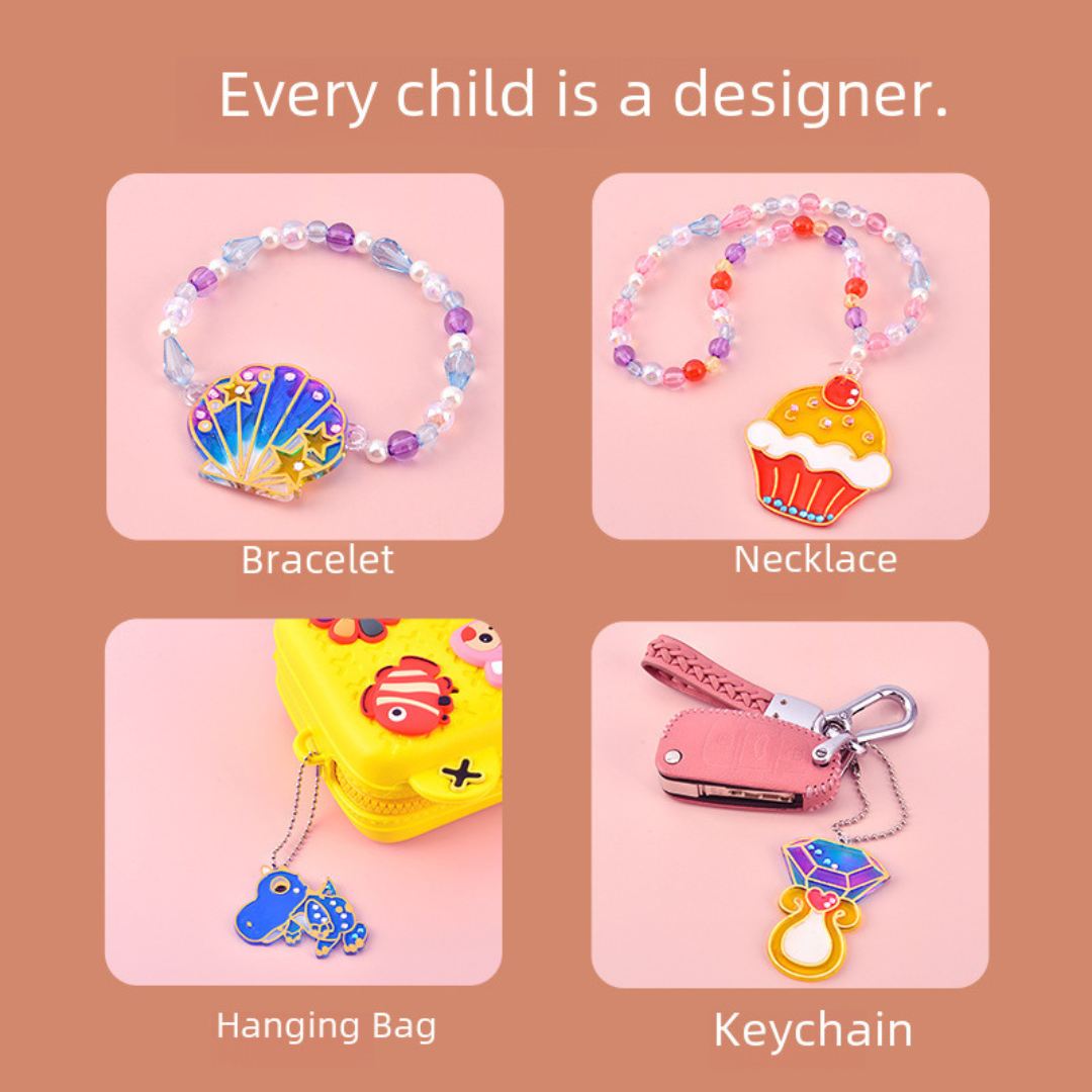 DIY Art Glue Jewellery and Keychain | Creative Craft Activity | Decorate and Display | Return Gift