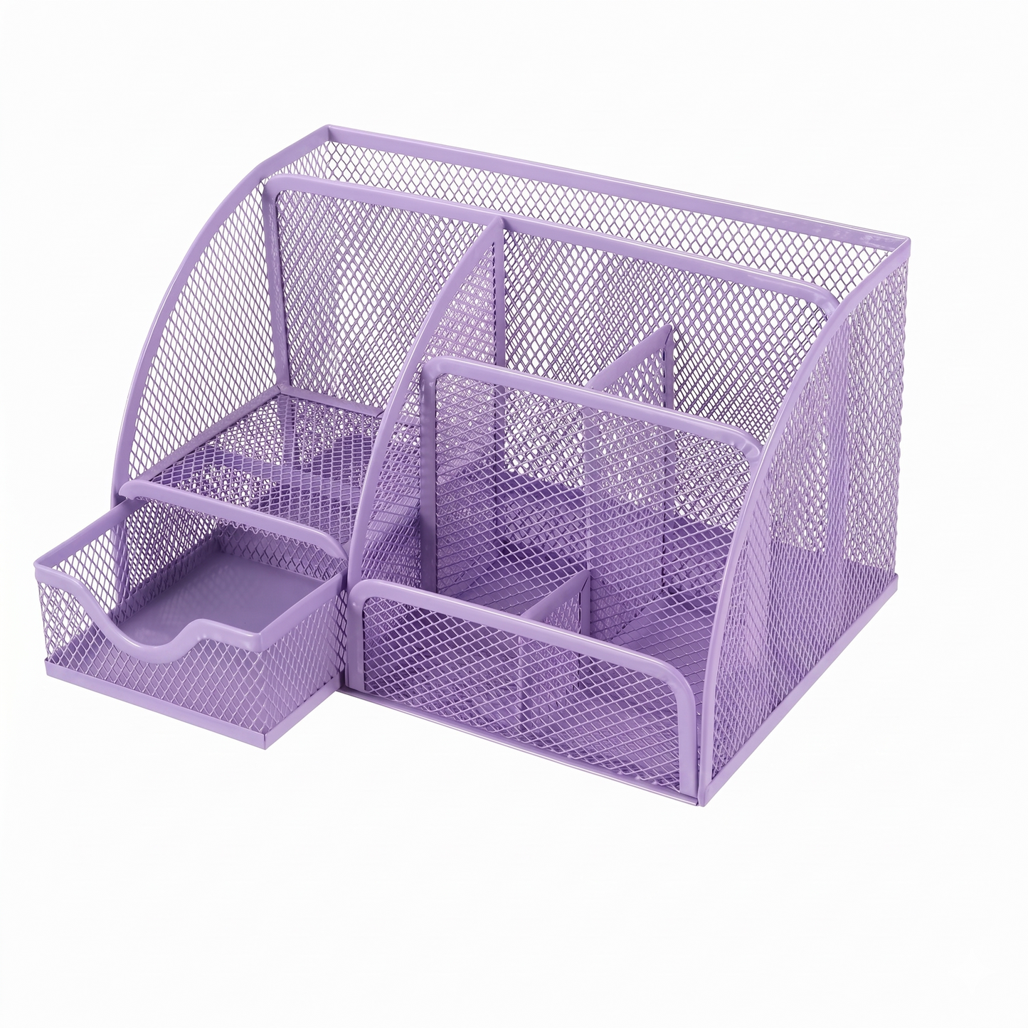Super 7 Metal Mesh Desk Organiser | 7 Storage System | Strong and Sturdy | School or Office Stationery