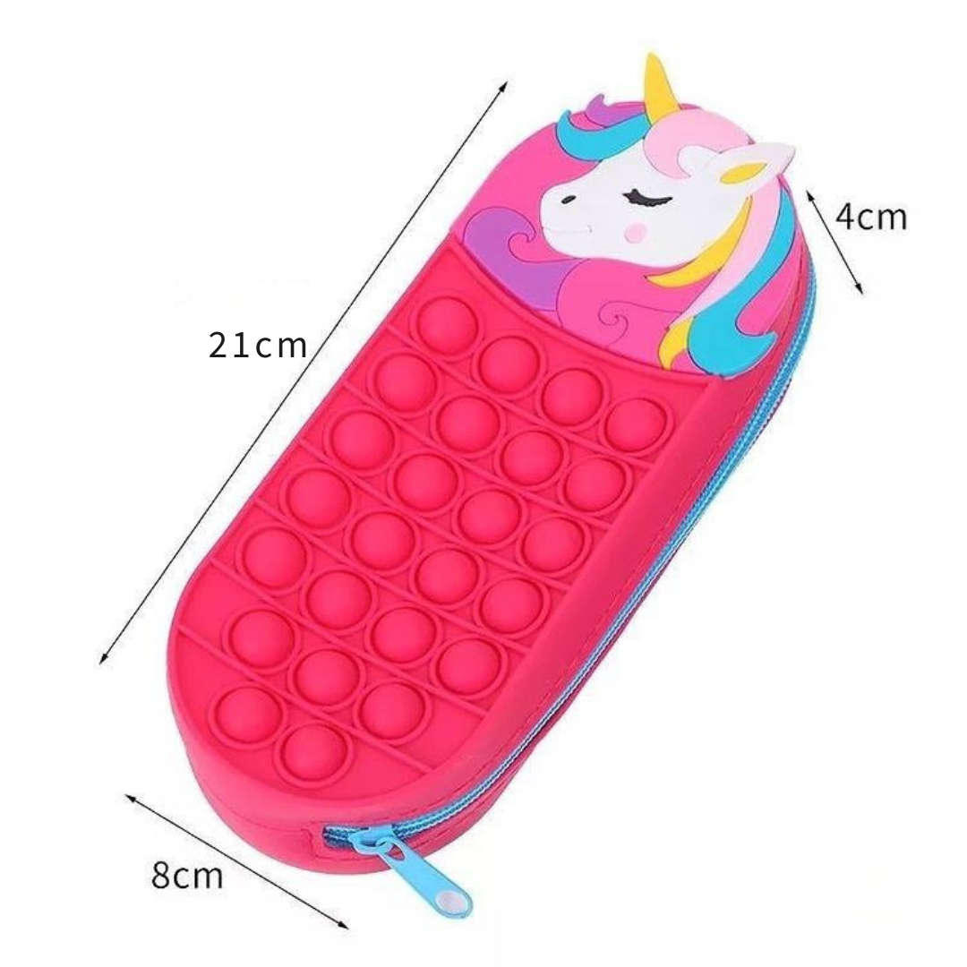 Stylish Popit Pouch Pencil Case |  Playful Popit Design | Multifunctional Purpose| School Kids or Teens