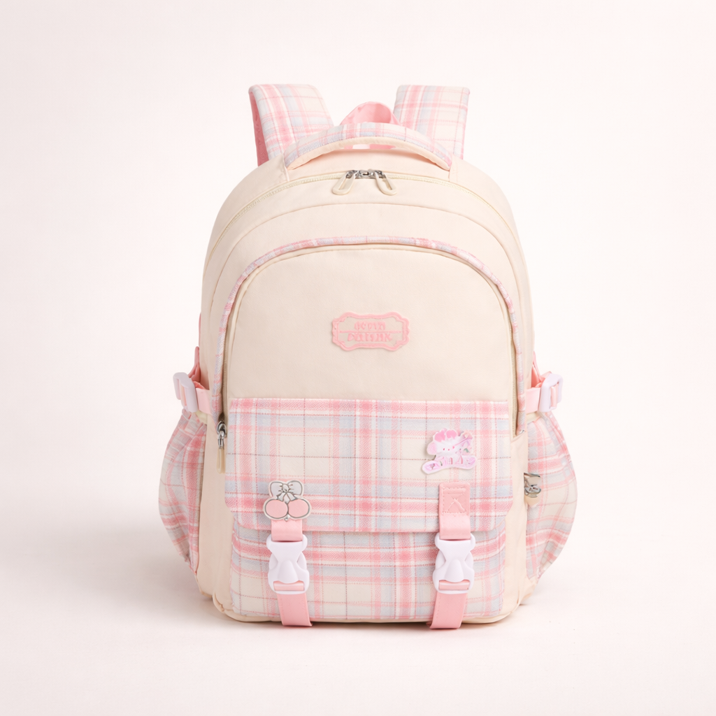 BlushSky Smart School Backpack | Lightweight, Spacious & Stylish | Multiple Compartments | School, College and Travels | Boys and girls aged 8 to 14 years