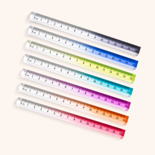 Multicolour Acrylic Ruler | Attractive Design | Lightweight | Clear and Accurate Measurement
