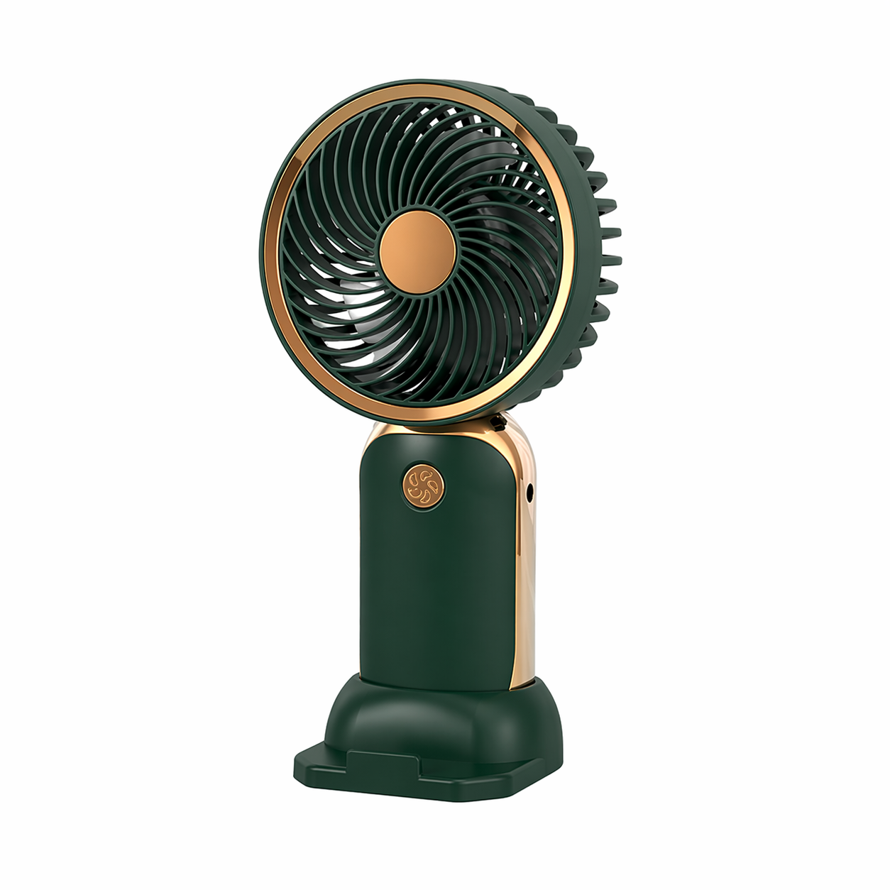 Mini Handheld Fan | 2-in-1 Use - Handheld & Table Fan | USB Rechargeable | Desk & Travel Cooling Fan | Quiet & Compact