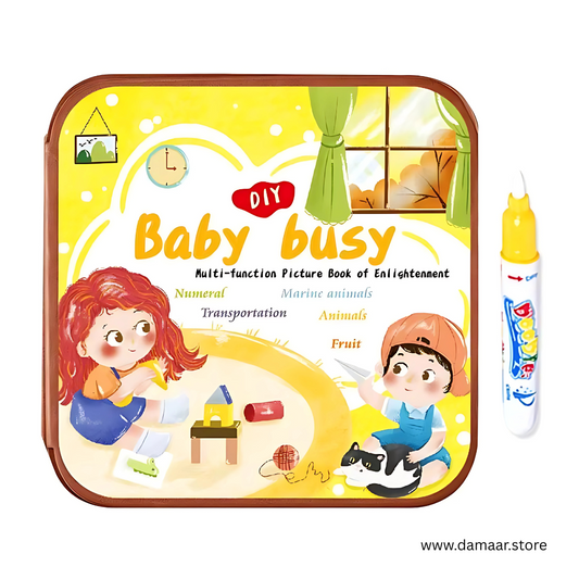 Magic Paint & Busy Book | with 1 Water Pen | Matching Games | Childs Fun Learning |
