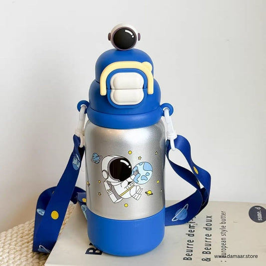 Astro Sip Water Bottle | 3 in 1 Drink Design | 500 ML Capacity | Premium Stainless Steel