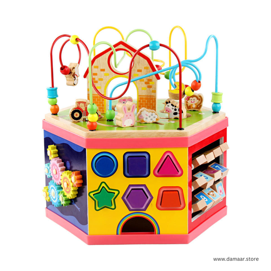 Multifunction Activity Maze Box |  Learn and Play Educational Playset | Kids Age 3+