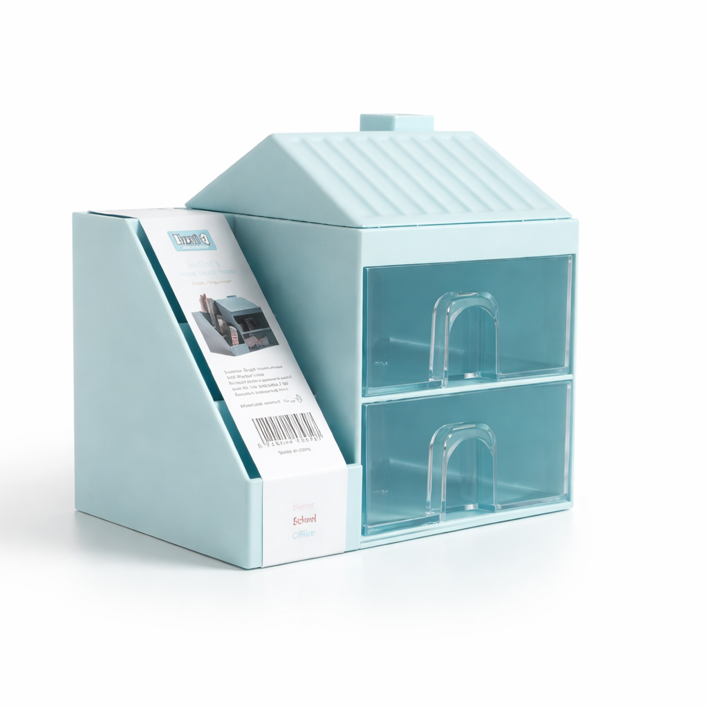Sweet Home Desk Organiser | Stationery Holder | Space Saving | School, Home or Office Stationery Holder