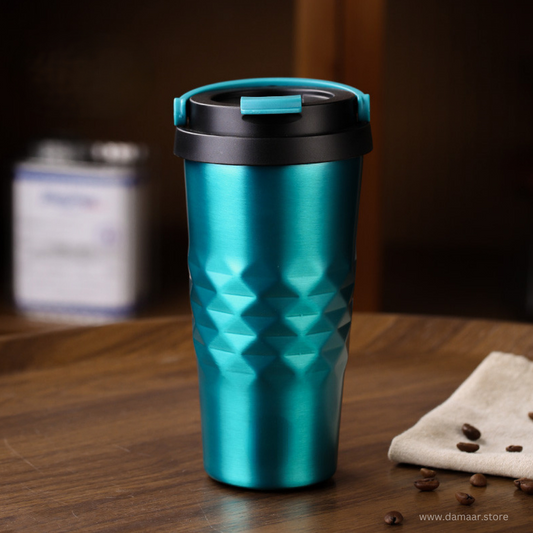 Stainless Steel Vacuum Insulated Tumbler Flask | 500 ML Capacity | Hot or Cold Drink