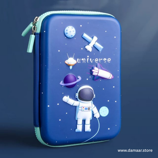 3D Pencilcase | Multi Compartment | Large Storage | Easy to Organise | Water Resistant | 3D Embossed | Stylish