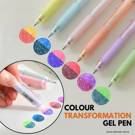 Colour Transformation Pen | Erasable Gel Pen | Pack of 6 Colours | Smooth Gel Pen