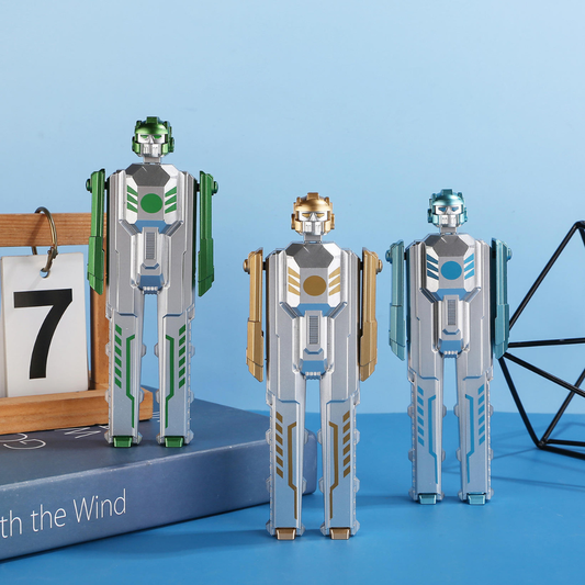 Robot Transformer Ball Pen | Set of 2 Different Colour | Blue Ink | Unique and Trendy