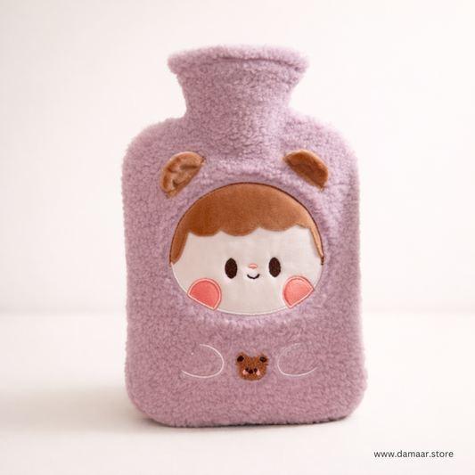 Cute MimiCare Hot Water Bag | 1000ml Reusable Bag | Soothing Relief | Compact and Travel Friendly Design