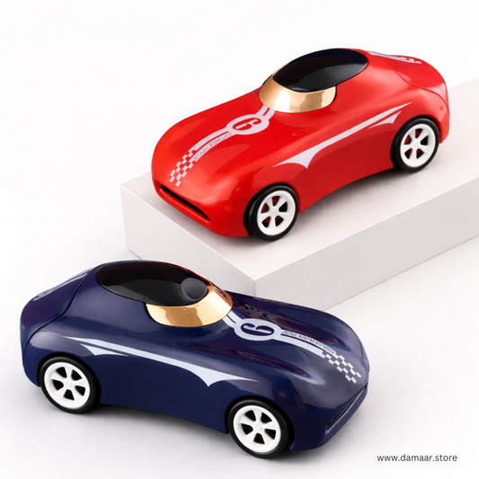 Sports Car Water Bottle | 280 ML Capacity | Adjustable Strap | Playful Design | For Kids