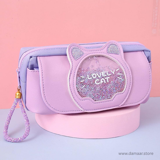 Lovely Cat Pencil Pouch | Stationery Organiser | Cute and Spacious | Stylish