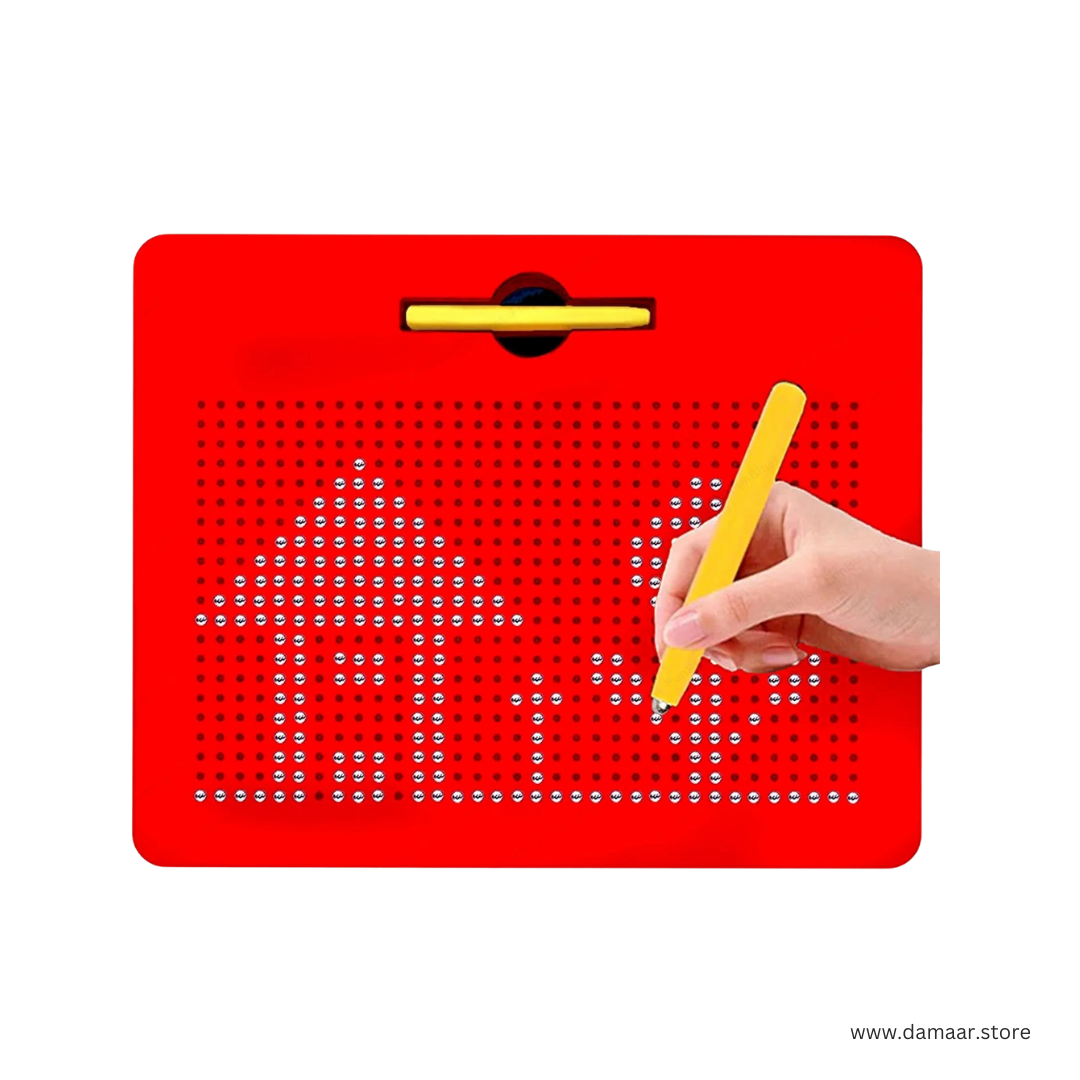 Magnetic Drawing Board | Erasable | Magnetic Stylus Pen included | Gift for Kids ages 3+