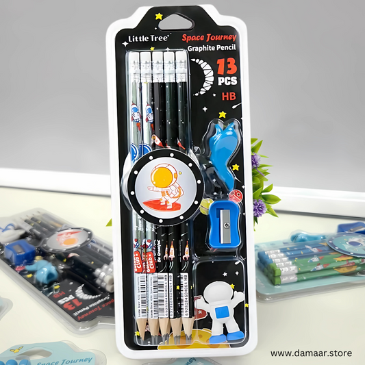 Space Theme Pencil | Smooth Writing | Fine Tip | High Quality Graphite Pencil | Stationery