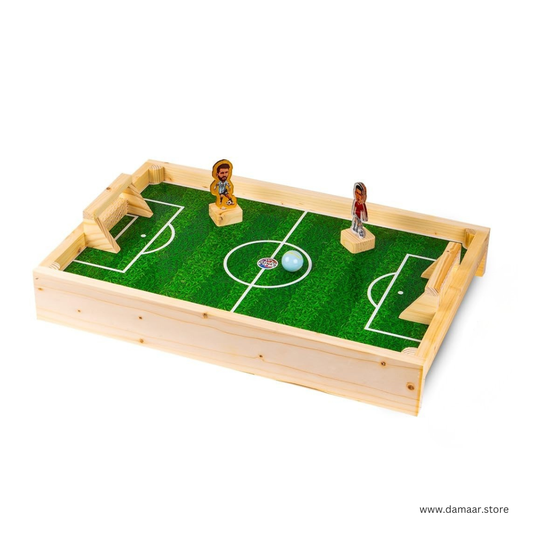 Table Top Football Game | Strong Magnetic Game | Compact and Portable | Two Players | Fun to Play | Gift Box