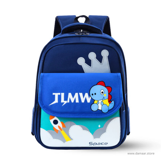 School Bag | Cartoon Style Space Backpack | Durable