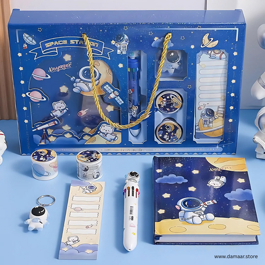 Cosmic Dreams Notebook Set | Include Notebook, Multi-Colour Pen and More | Perfect Gift for Kids