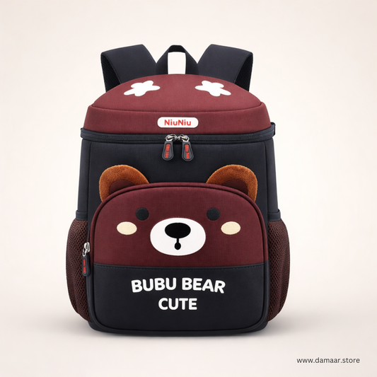 Bubu Bear Backpack | Toddler Backpack | Ample Storage | PreSchool or Travel Bag