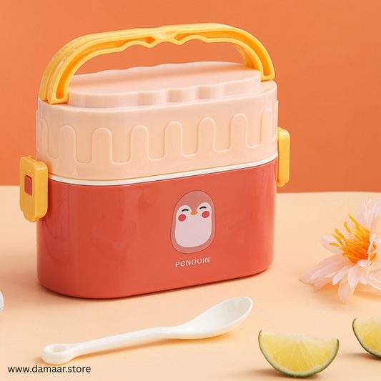 Picnic Style Lunch Box | Double Decker | Food Grade | Large 950 ML | Office, School | Style