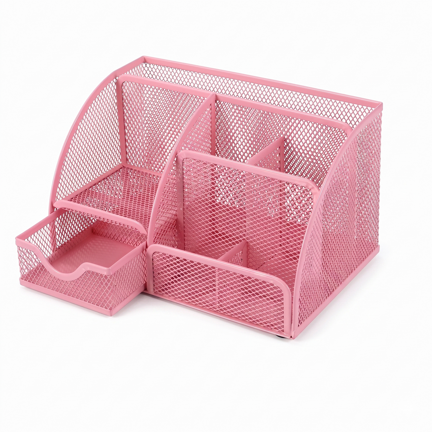 Super 7 Metal Mesh Desk Organiser | 7 Storage System | Strong and Sturdy | School or Office Stationery
