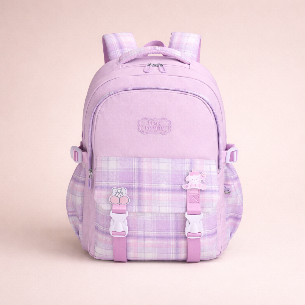 BlushSky Smart School Backpack | Lightweight, Spacious & Stylish | Multiple Compartments | School, College and Travels | Boys and girls aged 8 to 14 years