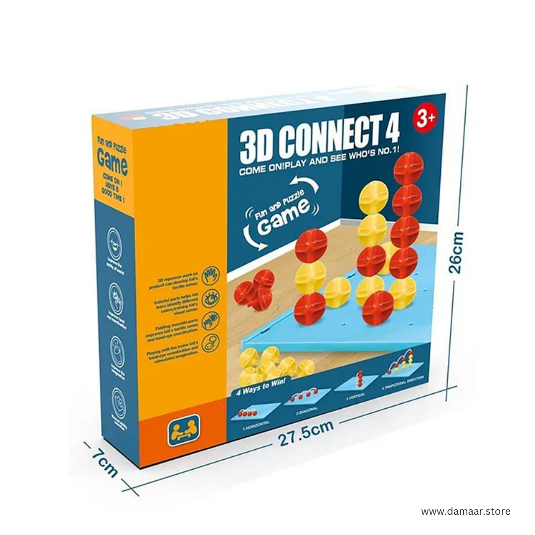 3D Connect Puzzle Game | Boost Brain Power | 3D Strategy Gameplay | Indoor & Outdoor Play