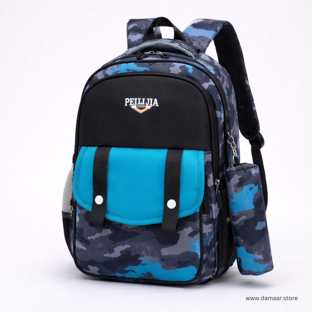 CamoPro Backpack | Stylish and Comfortable | Spacious | Travelling or School | Ideal for 8 Years & Above