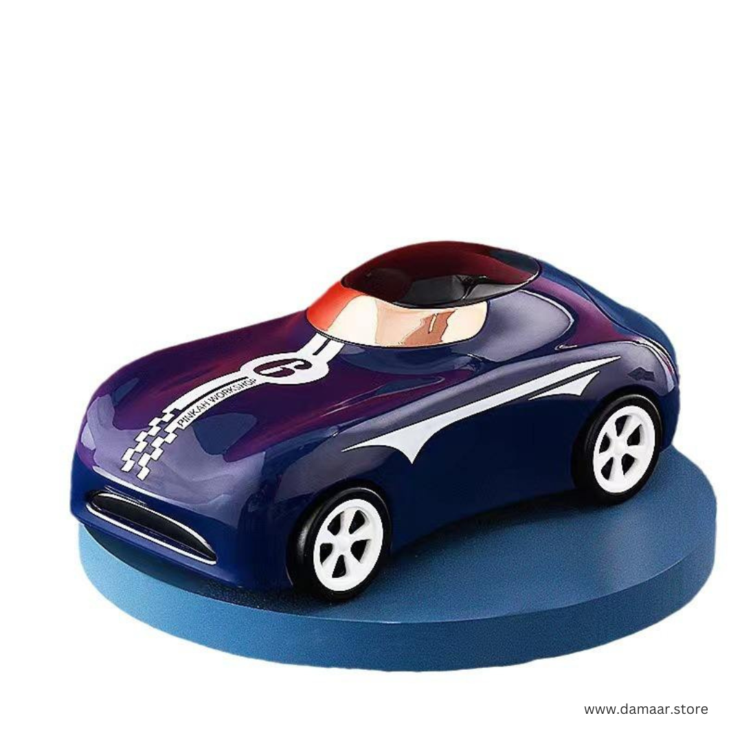 Sports Car Water Bottle | 280 ML Capacity | Adjustable Strap | Playful Design | For Kids