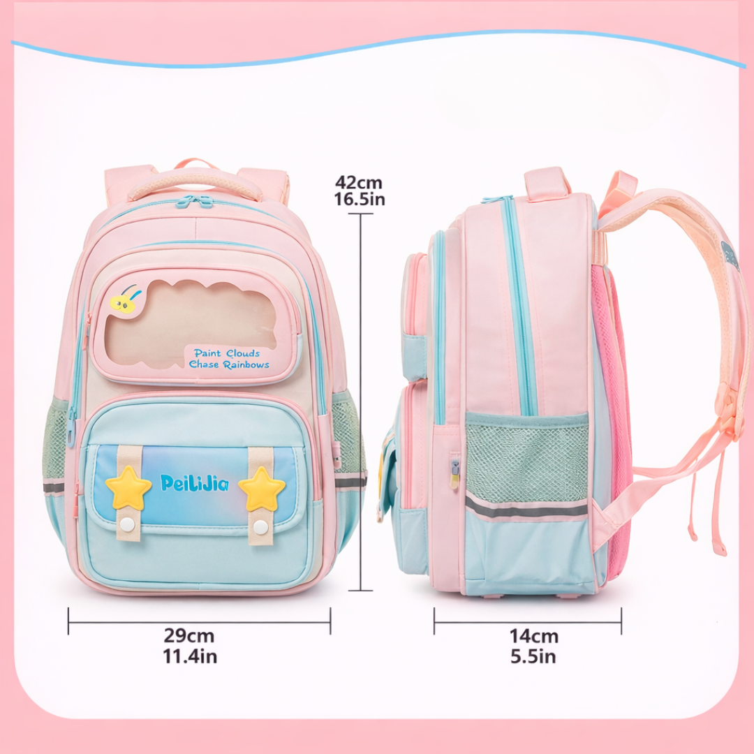 Clouds Explorer Backpack | Lightweight and Water-Resistant | Breathable Back & Multiple Compartments