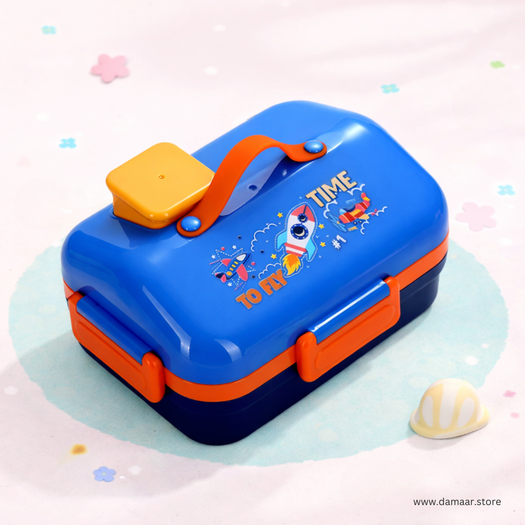 Happy Home Lunch Box | Adorable house-shaped design | Stainless Steel, Durable and Safe | Secure Lock