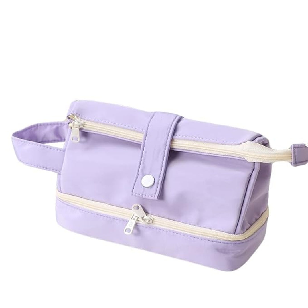 HappyPocket Pouch | Compact and Spacious| Stationery, Cosmetics Storage or Travel Essentials | Ideal for Girls