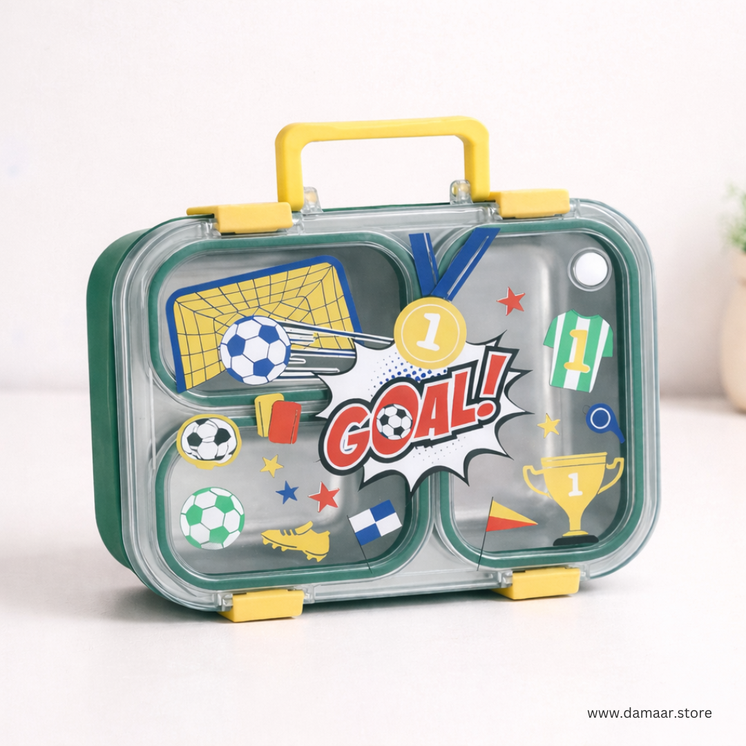 YumBox Tiffin | Stylish and Strong Lunch Box | Available in 2 and 3 Compartment | Kid Friendly Design | Cute Design | Gift