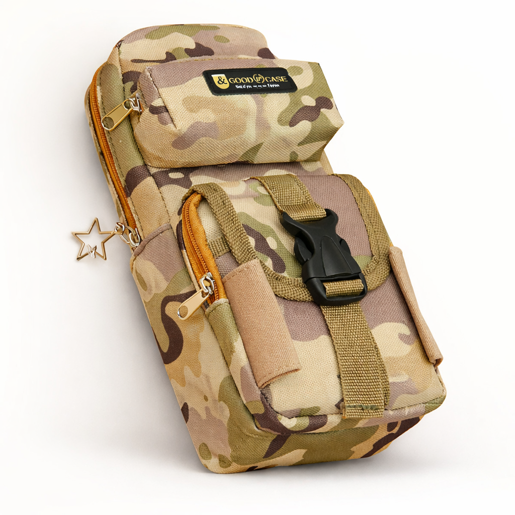 Military Theme Pencil Pouch | Compact and Spacious| Stationery Storage  | Bold and Stylish Look