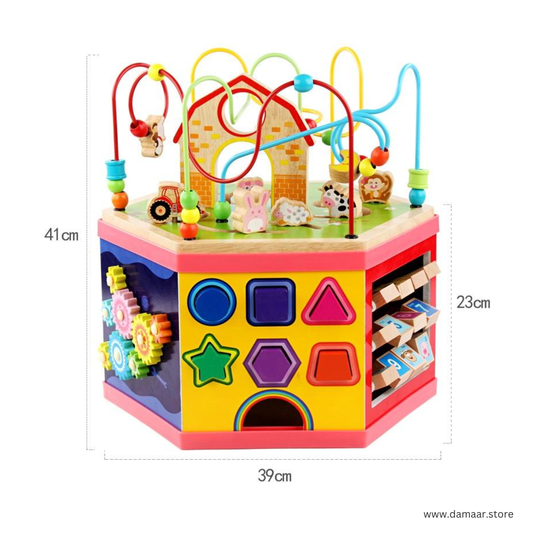 Multifunction Activity Maze Box |  Learn and Play Educational Playset | Kids Age 3+
