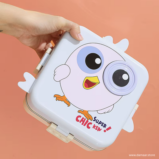 Super Lunch Box | 6 Compartment | Spacious and Stylish | Stainless Steel | Leakproof