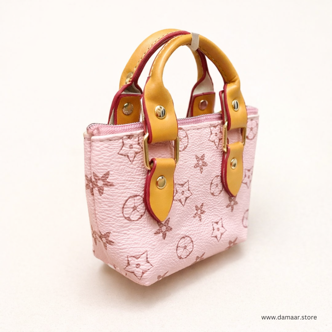 Mini Luxe Pouch | Key Chain Style | Stylish & Compact | Attractive Design