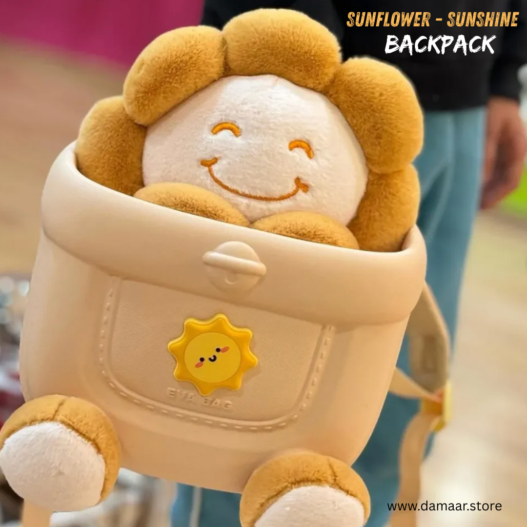 Muchi Mu Cute Backpack | Soft Touch | 2-in-1 Fun | Detachable Plush Doll | Ideal for Kids Aged 3 to 6 years