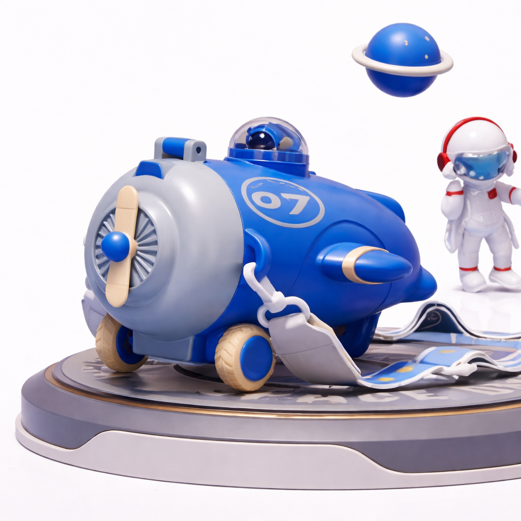 Airplane Sipper Bottle for Kids | Sturdy Build | Easy to Carry | 550 ML Capacity