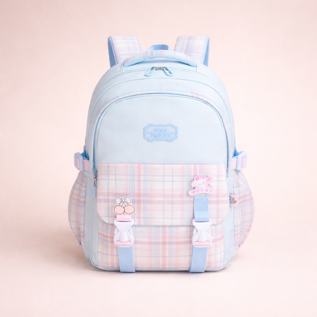 BlushSky Smart School Backpack | Lightweight, Spacious & Stylish | Multiple Compartments | School, College and Travels | Boys and girls aged 8 to 14 years