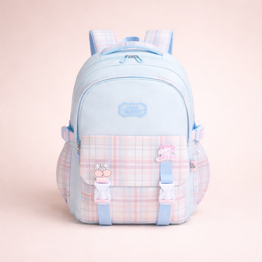 BlushSky Smart School Backpack | Lightweight, Spacious & Stylish | Multiple Compartments | School, College and Travels | Boys and girls aged 8 to 14 years