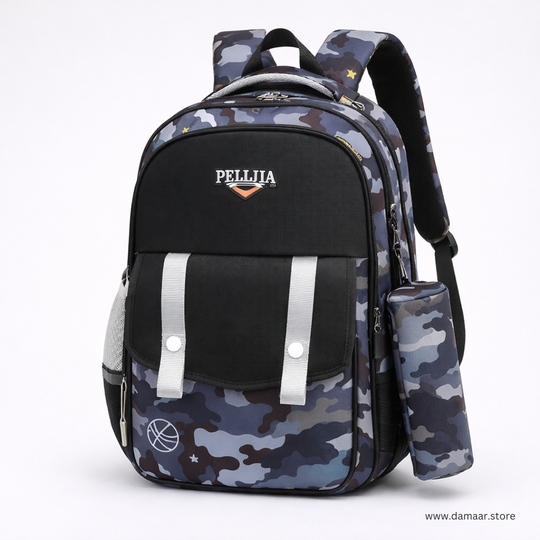 CamoPro Backpack | Stylish and Comfortable | Spacious | Travelling or School | Ideal for 8 Years & Above